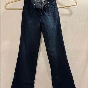 1822 Denim Dark Indigo Flare & Wide Leg Jeans